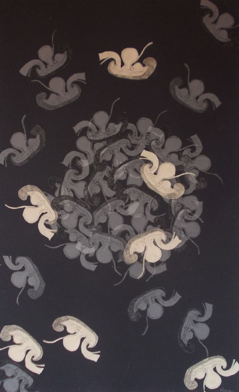 9 producción en serie de sistemas digestivos en periodo de gestación tecnica mixta sobre papel 50x31 2oo9